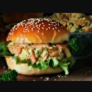 Гамбургер с курицей